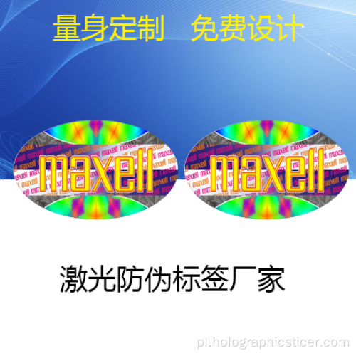Dobra jakość 3D Holographic Laser Sticker